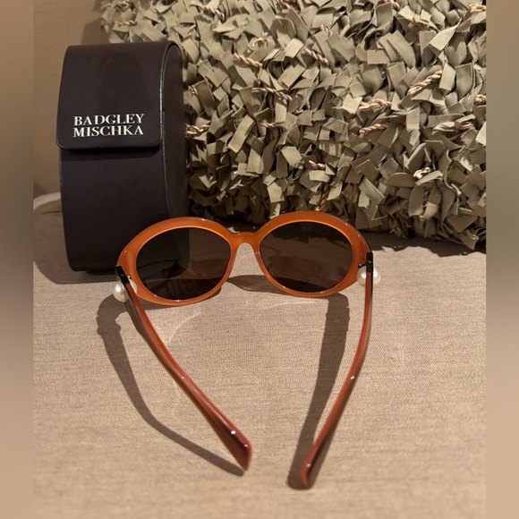 Badgley Mishka Sunglasses with Pearl Embellishment main image 6